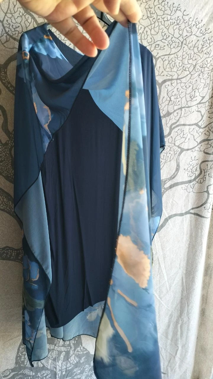 túnica/blusa azul-marinho – photo 4